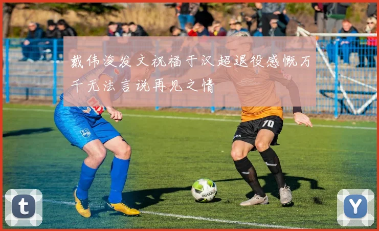 戴伟浚发文祝福于汉超退役感慨万千无法言说再见之情